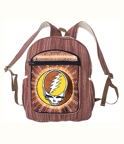 liquid blue SYF Burst Striped Backpack