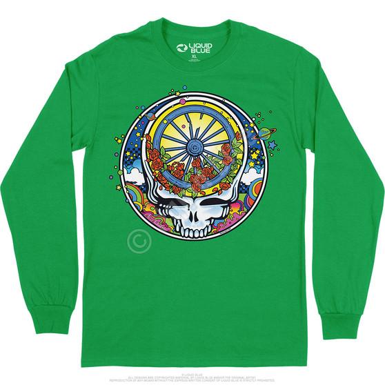 Liquid Blue SYF Wheel & Roses Long Sleeve T-Shirt