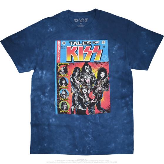 Liquid Blue Tales Of KISS Tie-Dye T-Shirt