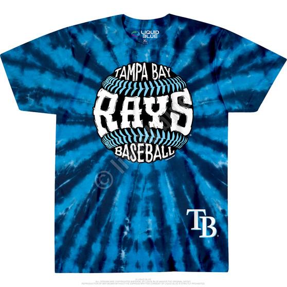 Liquid Blue Tampa Bay Rays Burst Tie-Dye T-Shirt