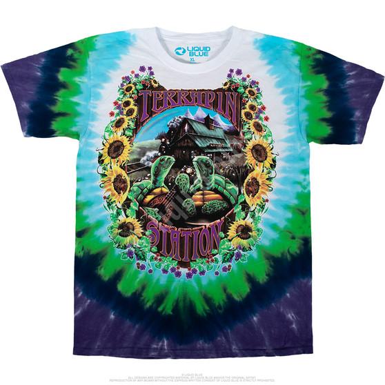 Liquid Blue Terrapin Station Tie-Dye T-Shirt