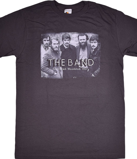 liquid blue The Band Woodstock Photo Grey T-Shirt