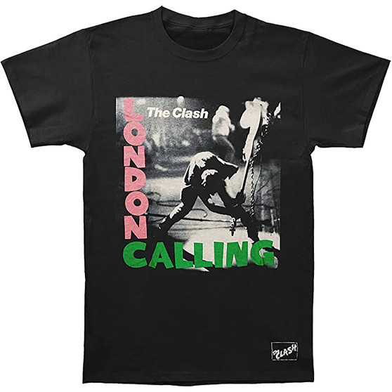 Liquid Blue The Clash London Calling Black T-Shirt