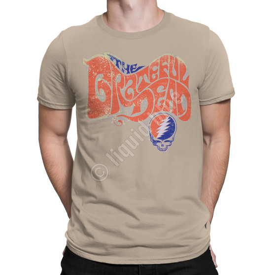 Liquid Blue The Grateful Dead Tan T-Shirt