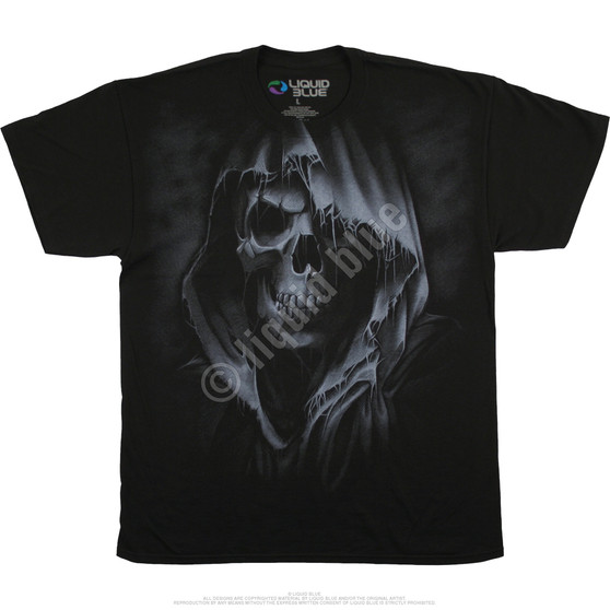 Liquid Blue The Reaper Black T-Shirt