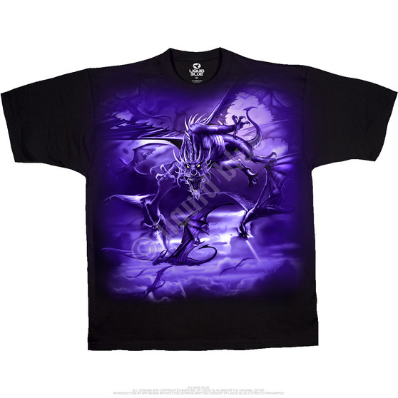 Liquid Blue The Swarm Black T-Shirt