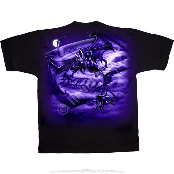 Liquid Blue The Swarm Black T-Shirt