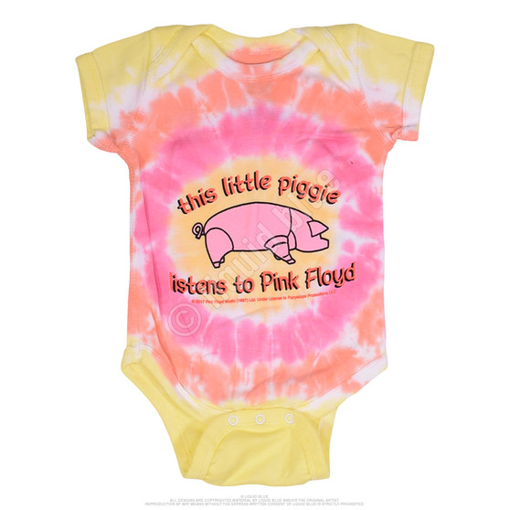 Liquid Blue This Lil' Piggy Tie-Dye Onesie