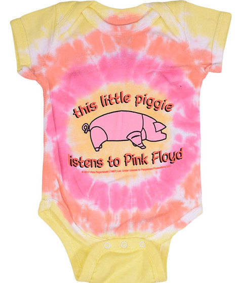 liquid blue This Lil' Piggy Tie-Dye Onesie