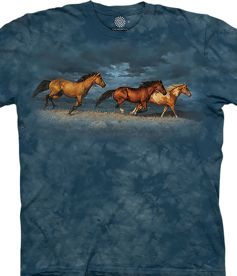 liquid blue Thunder Ridge Classic Cotton T-Shirt