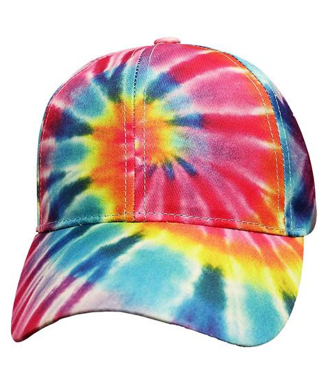 liquid blue Tie-Dye Pastel Spiral Hat