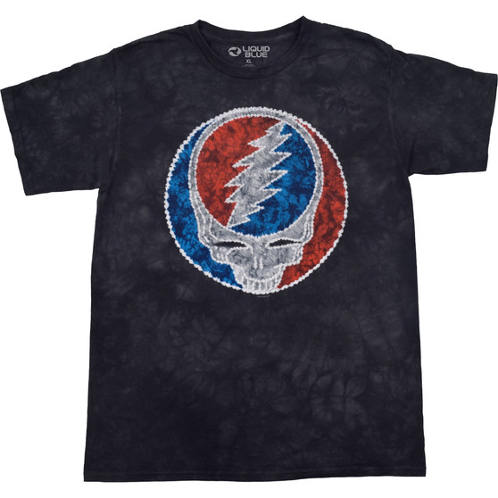 Liquid Blue Tie-Dye Stealie T-Shirt