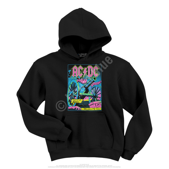Liquid Blue TNT Blacklight Hoodie Black