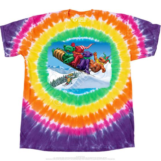 Liquid Blue Toboggan Bears T-Shirt