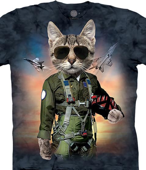 liquid blue Tom Cat Classic Cotton T-Shirt