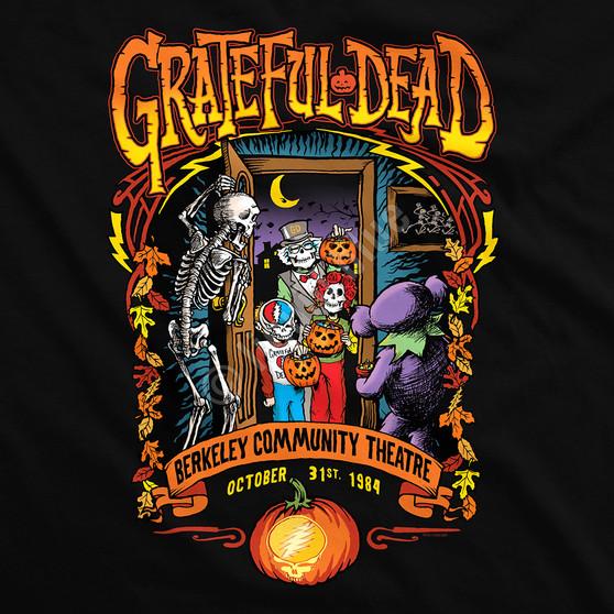 Liquid Blue Trick Or Treat Black T-Shirt