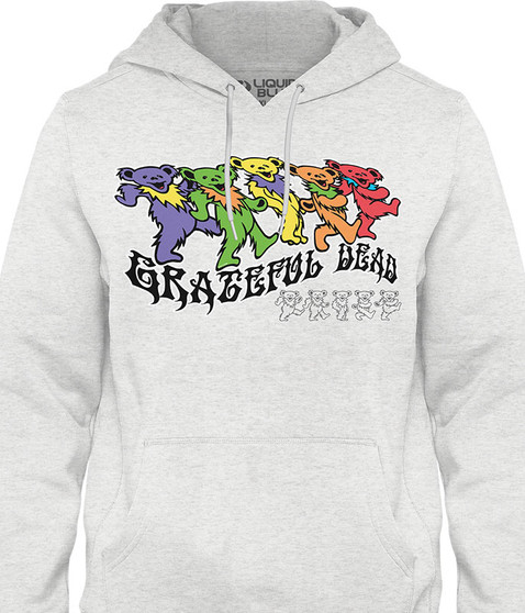 liquid blue Trippy Bears Hoodie