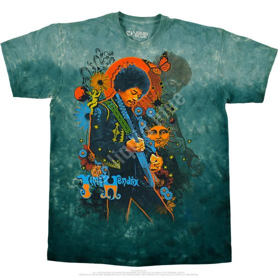 Liquid Blue Trippy Jimi Tie-Dye T-Shirt