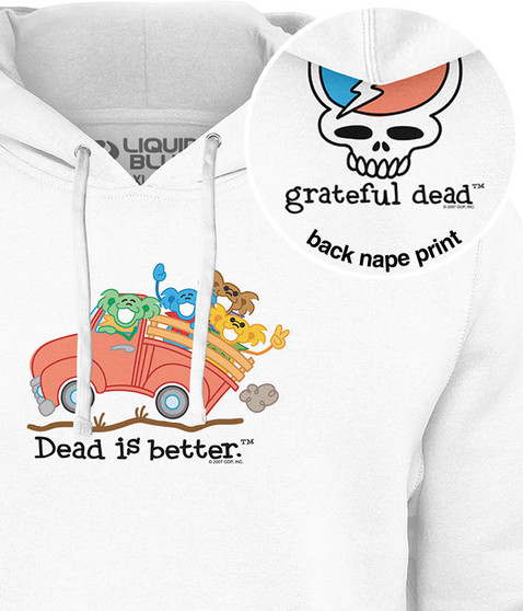 liquid blue Truck Dead Is Better Hoodie