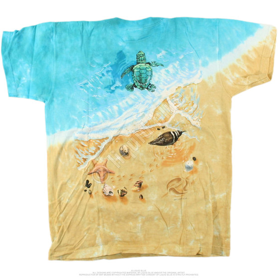 Liquid Blue Turtle Beach Youth Tie-Dye T-Shirt