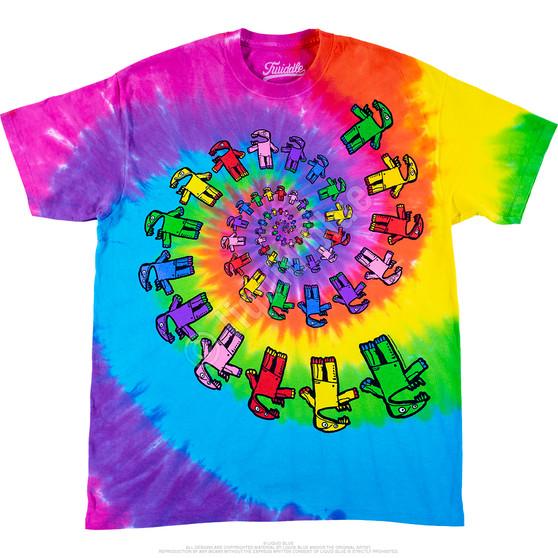 Liquid Blue Twiddle Spiral Tie-Dye T-Shirt