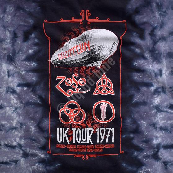 Liquid Blue Uk Tour 1971 Tie-Dye T-Shirt