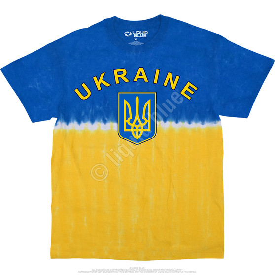 Liquid Blue Ukraine Tie-Dye Clearance T-Shirt