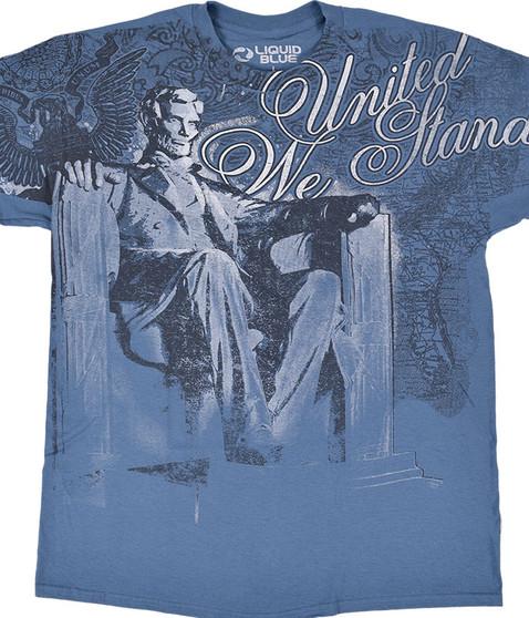 liquid blue United We Stand Blue T-Shirt