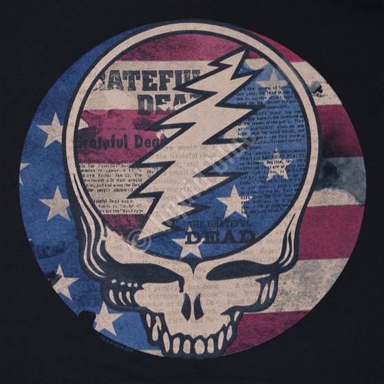 Liquid Blue USA Distressed SYF Black T-Shirt