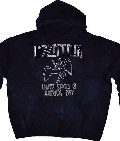 liquid blue USA Tour 77 Tie-Dye Hoodie
