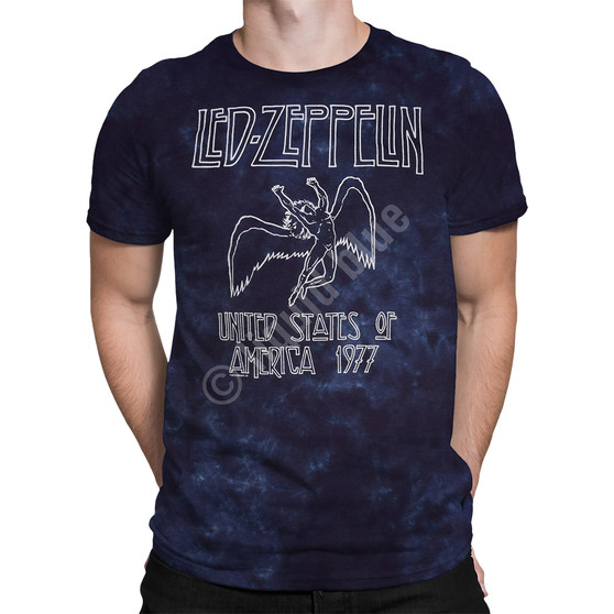Liquid Blue Usa Tour 77 Tie-Dye T-Shirt