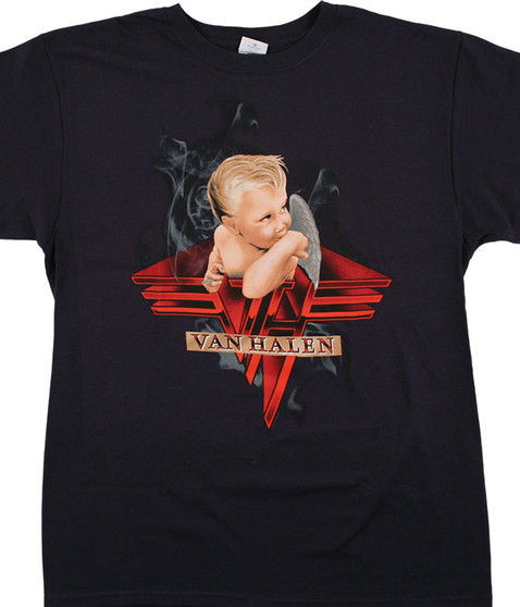 liquid blue Van Halen Smoking Navy T-Shirt