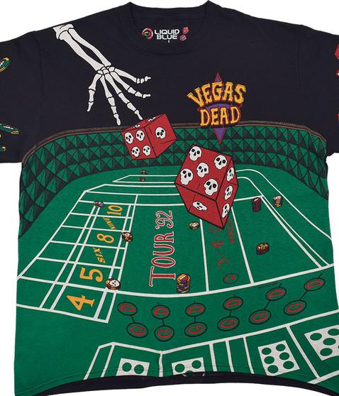 liquid blue Vegas Dead Black T-Shirt