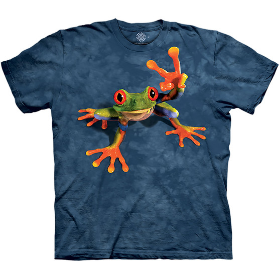Liquid Blue Victory Frog Kids' T-Shirt