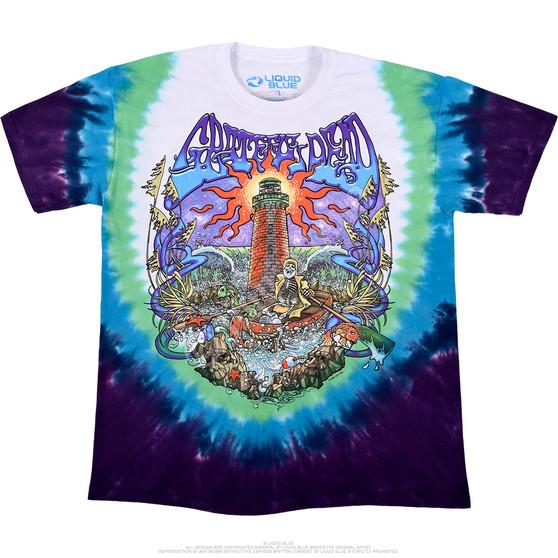 Liquid Blue Watch Tower Tie-Dye T-Shirt