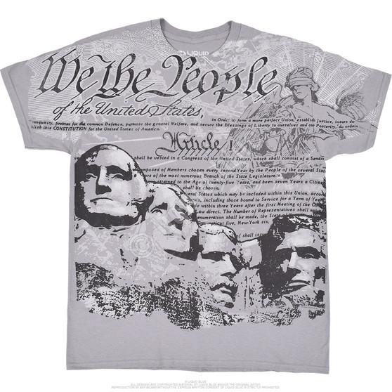 Liquid Blue We The People Grey T-Shirt