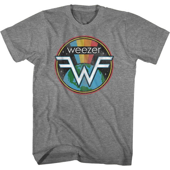 Liquid Blue Weezer Space Weez Grey T-Shirt