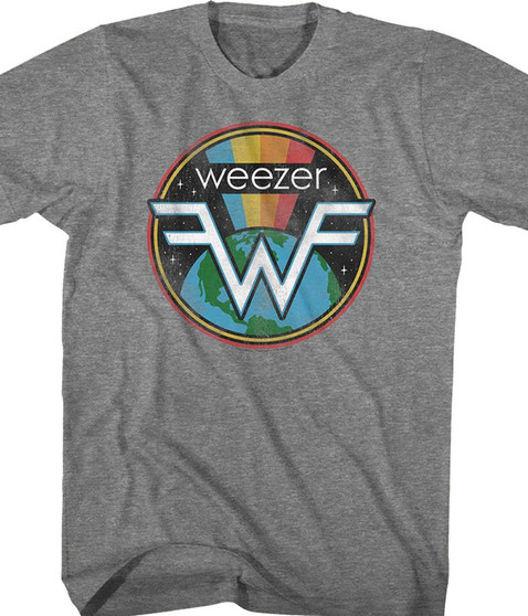 liquid blue Weezer Space Weez Grey T-Shirt