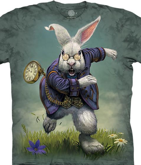 liquid blue White Rabbit Classic Cotton T-Shirt
