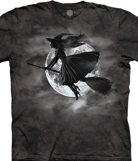 liquid blue Witch Moon Classic Cotton T-Shirt