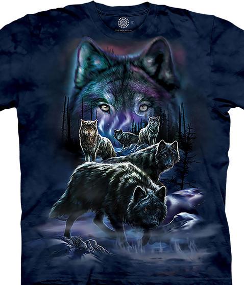 liquid blue Wolf Pack Classic Cotton T-Shirt