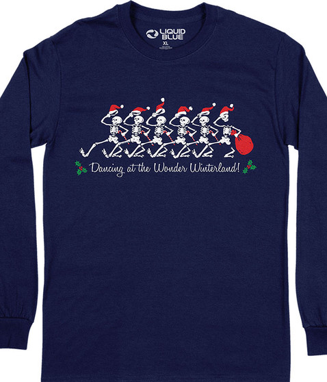 liquid blue Wonder Winterland Long Sleeve T-Shirt