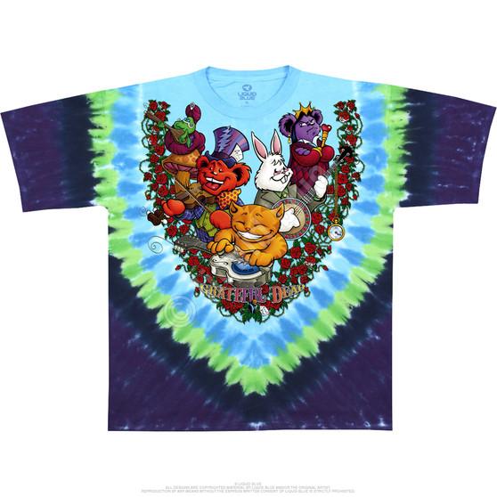 Liquid Blue Wonderland Jamband Tie-Dye T-Shirt