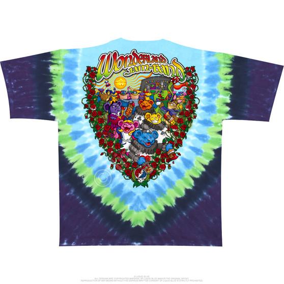 Liquid Blue Wonderland Jamband Tie-Dye T-Shirt