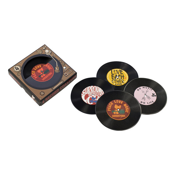 Liquid Blue Woodstock Coaster Set