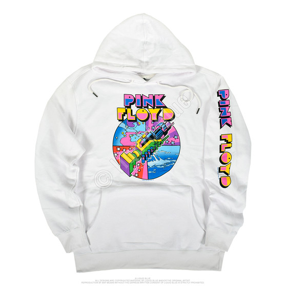 Liquid Blue WYWH Mod White Sleeve Printed Hoodie