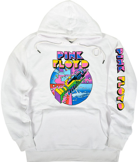 liquid blue WYWH Mod White Sleeve Printed Hoodie
