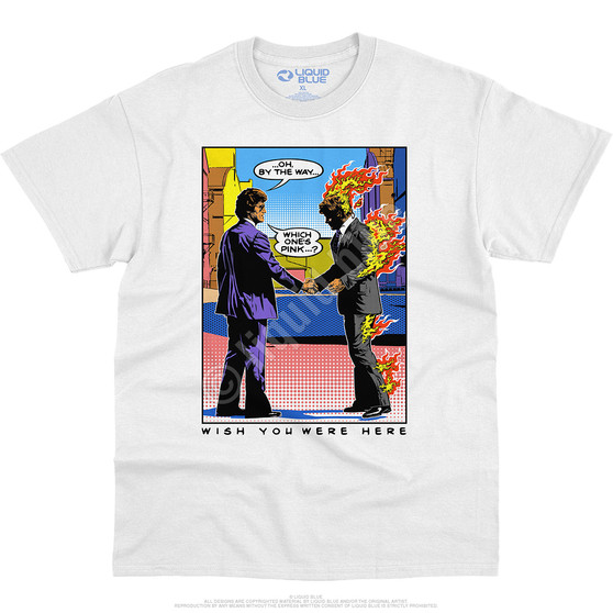 Liquid Blue WYWH Pop Art White T-Shirt