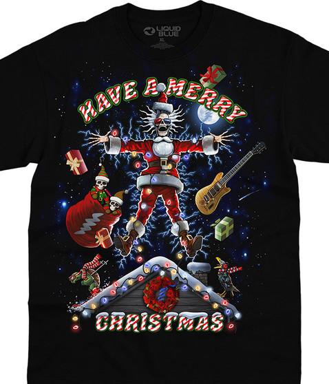liquid blue Xmas Shocker Black T-Shirt