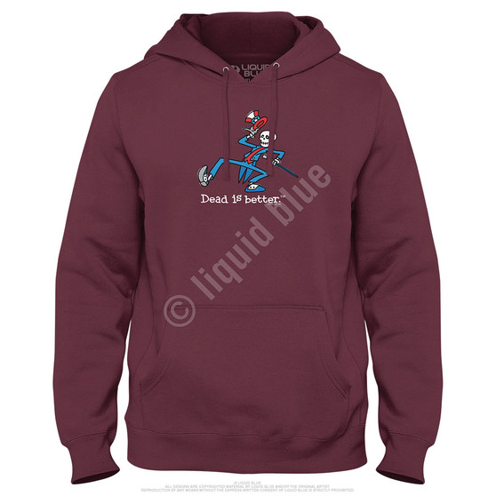 Liquid Blue Yankee Dead Is Better Hoodie